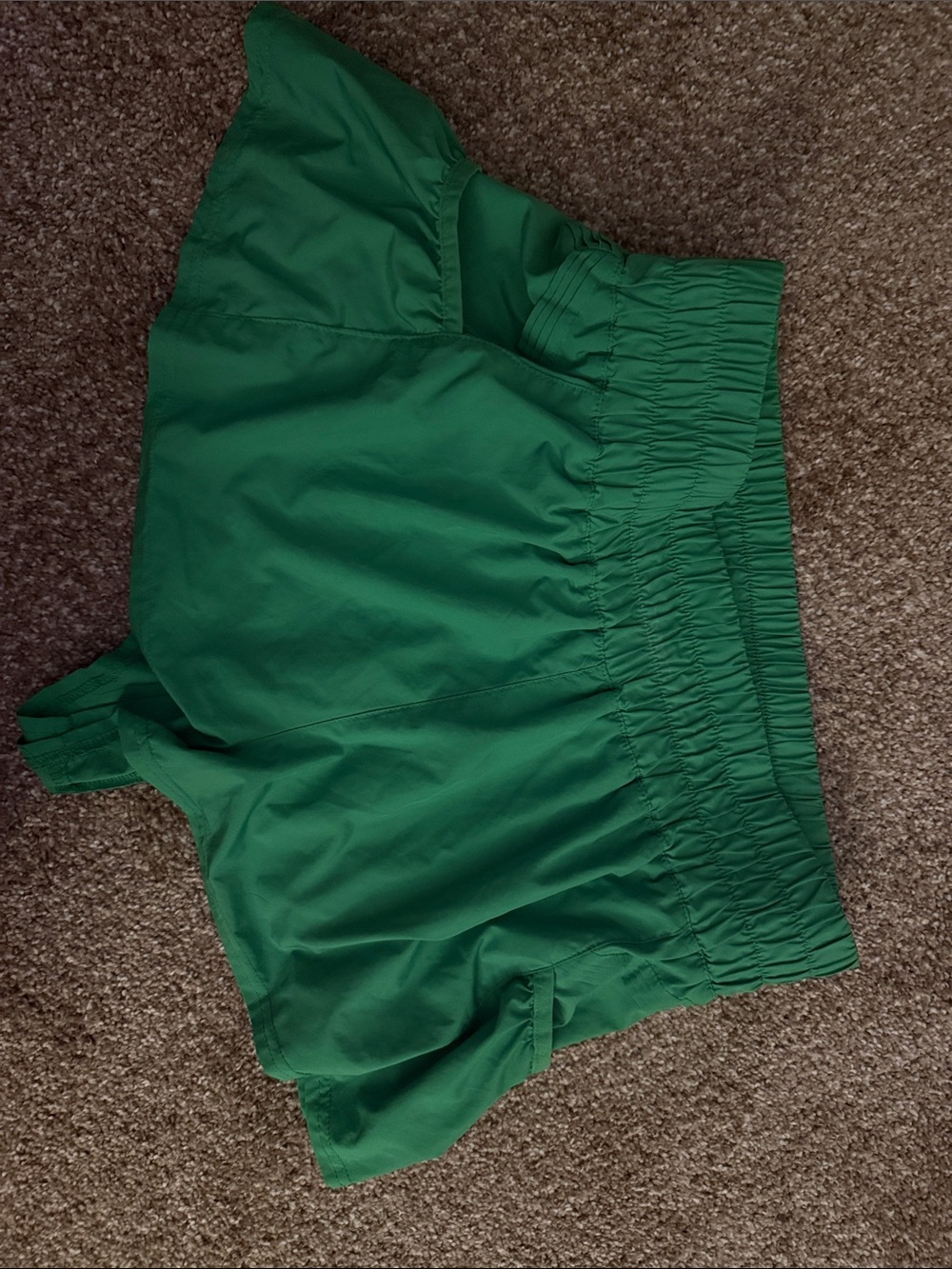 FP Movement Women’s Green Elastic-Waist Shorts